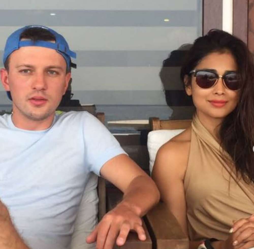 Shriya Sharan with her husband