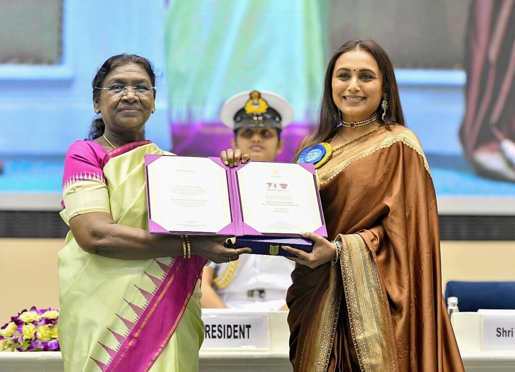 rani mukhrjee won national award