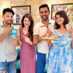 malti chahar along with sister-in-law and deepak chahar